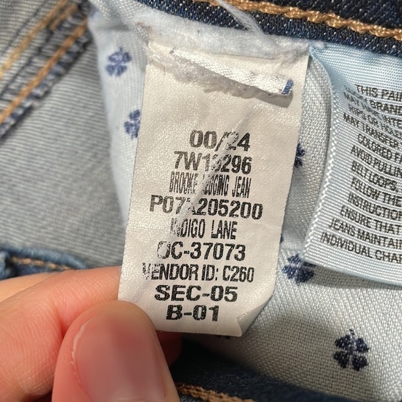 Lucky Brand Brooke Legging Jean Size 24 - Picture 4 of 10